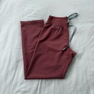 Figs High Waisted Livingston Pants, Mauve, XXS Petite